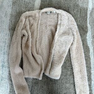 Vince Soft Beige Fuzzy Sweater